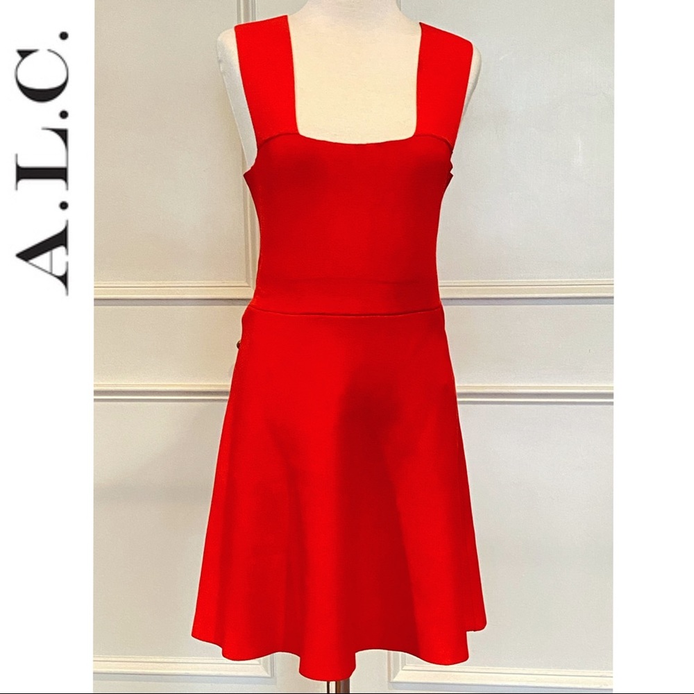 Red A.C.L. Knit Dress Sz. L